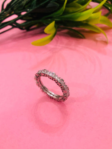 925 Silver Sleek Baguette Ring